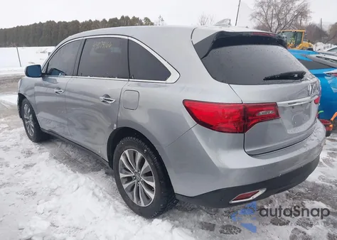 2016 Acura Mdx Technology Acurawatch Plus Packages/Technology Package from USA, damaged, VIN 5FRYD4H40GB038165